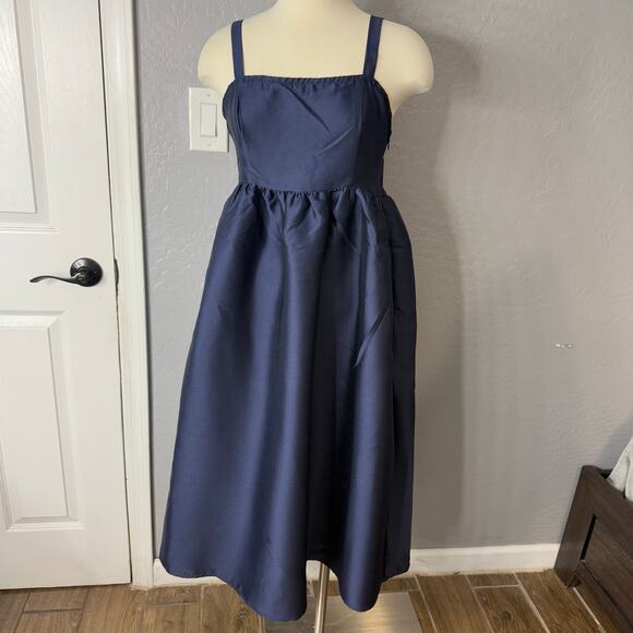 Petal and Pup Women's Isla Midi Dress, Navy Blue, L - Picture 1 of 7